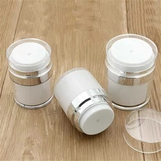 Õhuvaba plastikust kreemipurk